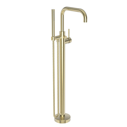 Newport Brass - East Square Exposed Tub and Hand Shower Set - Free Standing