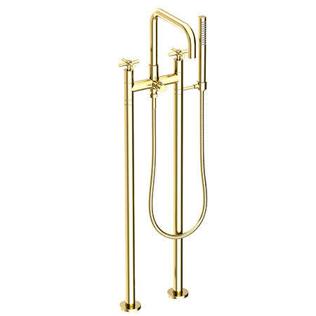 Newport Brass - Exposed Tub & Hand Shower Set W/Risers
