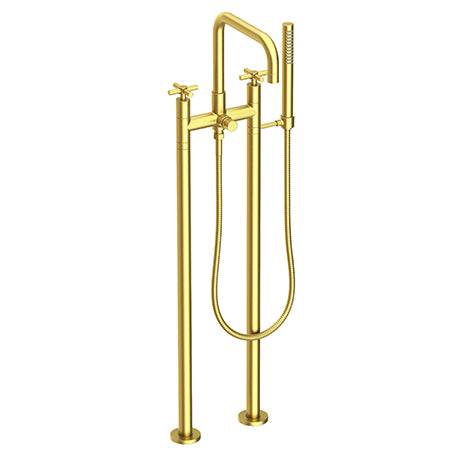 Newport Brass - Exposed Tub & Hand Shower Set W/Risers