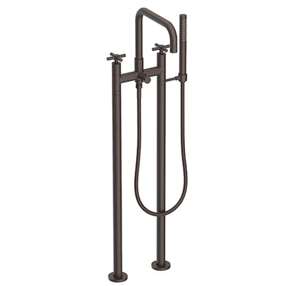 Newport Brass - Exposed Tub & Hand Shower Set W/Risers