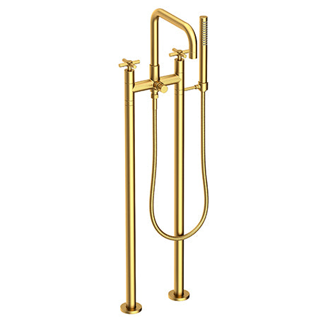 Newport Brass - Exposed Tub & Hand Shower Set W/Risers