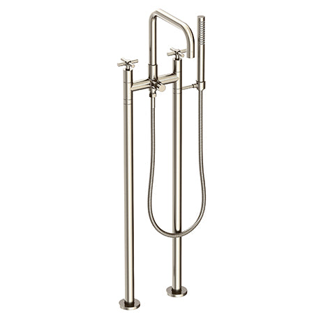 Newport Brass - Exposed Tub & Hand Shower Set W/Risers