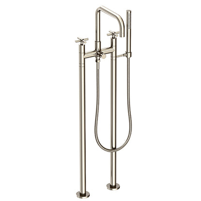 Newport Brass - Exposed Tub & Hand Shower Set W/Risers