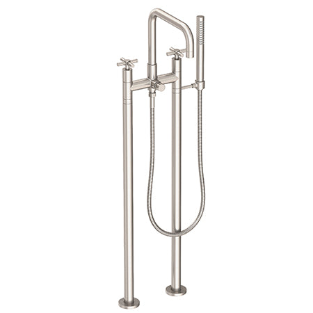 Newport Brass - Exposed Tub & Hand Shower Set W/Risers