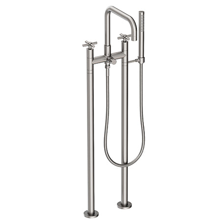 Newport Brass - Exposed Tub & Hand Shower Set W/Risers