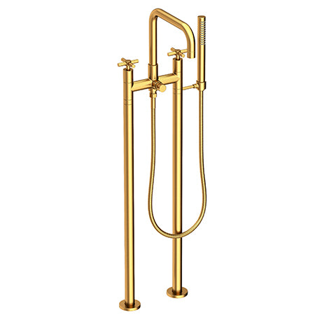 Newport Brass - Exposed Tub & Hand Shower Set W/Risers