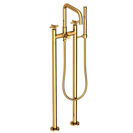 Newport Brass - Exposed Tub & Hand Shower Set W/Risers