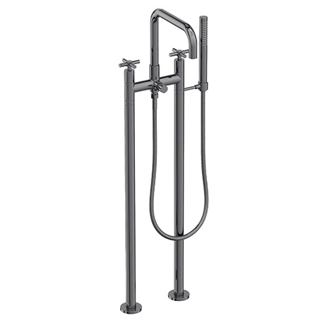 Newport Brass - Exposed Tub & Hand Shower Set W/Risers