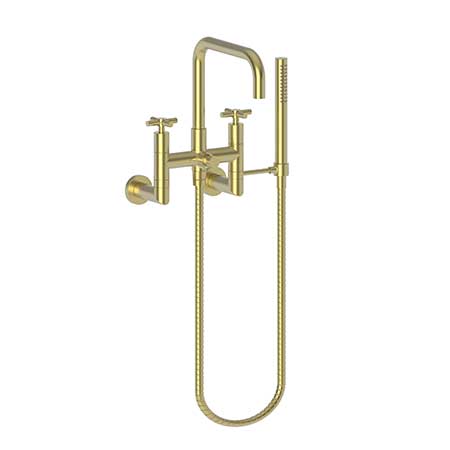 Newport Brass - Exposed Tub & Hand Shower Set - Wall Mount