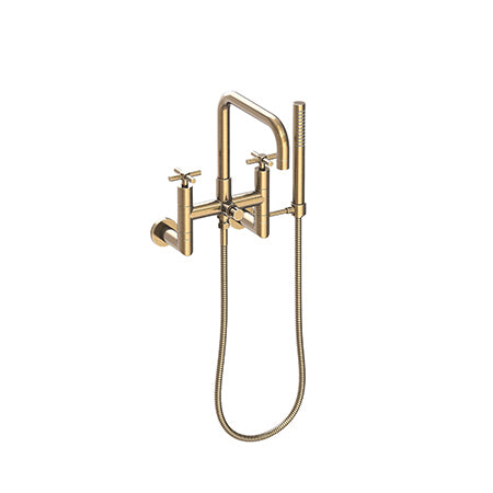 Newport Brass - Exposed Tub & Hand Shower Set - Wall Mount