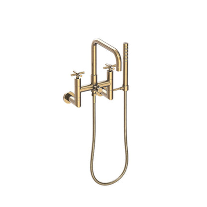 Newport Brass - Exposed Tub & Hand Shower Set - Wall Mount