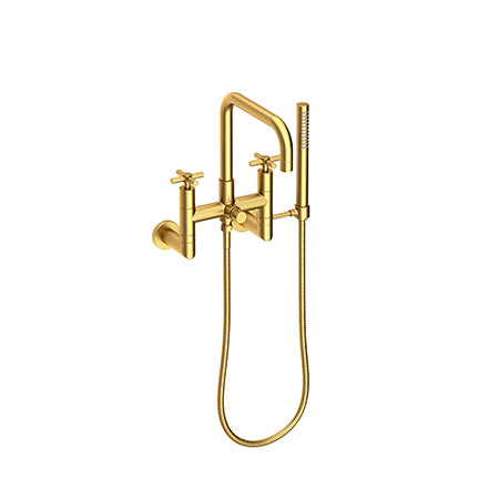 Newport Brass - Exposed Tub & Hand Shower Set - Wall Mount