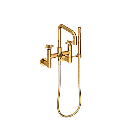 Newport Brass - Exposed Tub & Hand Shower Set - Wall Mount