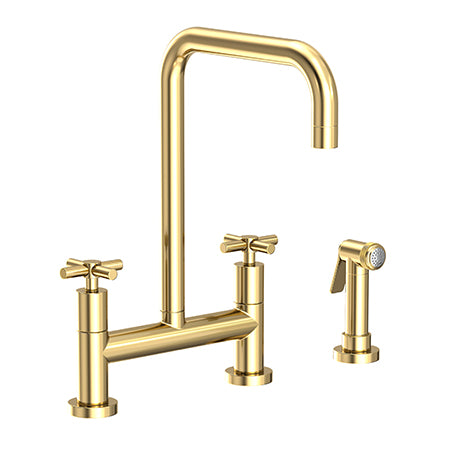 Newport Brass - Kitchen Bridge Faucet With Side Spray