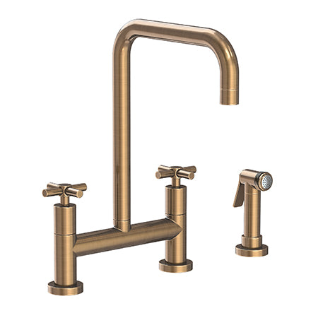 Newport Brass - Kitchen Bridge Faucet With Side Spray