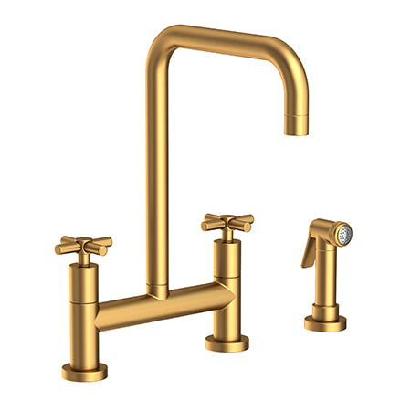 Newport Brass - Kitchen Bridge Faucet With Side Spray