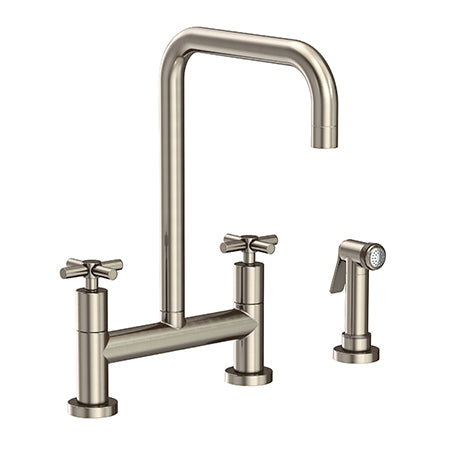 Newport Brass - Kitchen Bridge Faucet With Side Spray