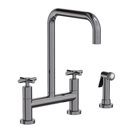 Newport Brass - Kitchen Bridge Faucet With Side Spray