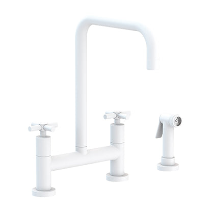 Newport Brass - Kitchen Bridge Faucet With Side Spray