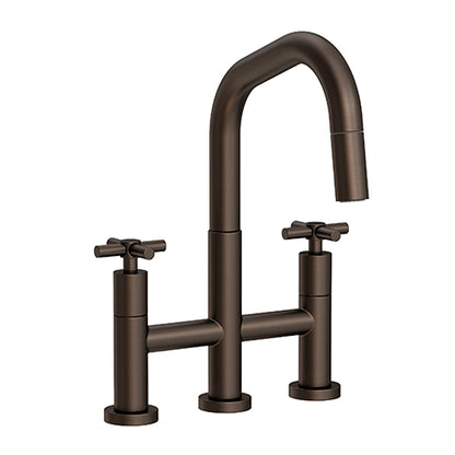 Newport Brass - East Square Kitchen Bridge Pull-Down Faucet