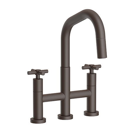 Newport Brass - East Square Kitchen Bridge Pull-Down Faucet