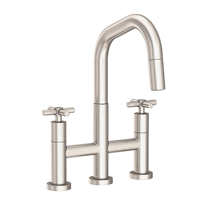 Newport Brass - East Square Kitchen Bridge Pull-Down Faucet