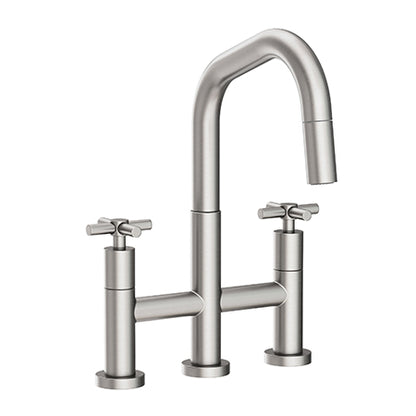 Newport Brass - East Square Kitchen Bridge Pull-Down Faucet