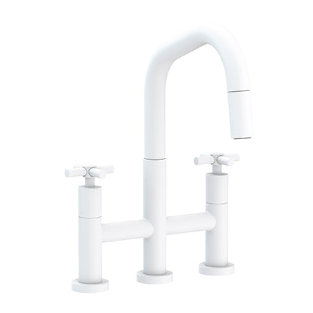 Newport Brass - East Square Kitchen Bridge Pull-Down Faucet