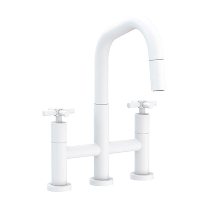 Newport Brass - East Square Kitchen Bridge Pull-Down Faucet