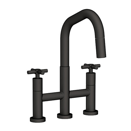 Newport Brass - East Square Kitchen Bridge Pull-Down Faucet