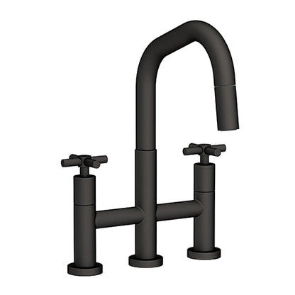 Newport Brass - East Square Kitchen Bridge Pull-Down Faucet
