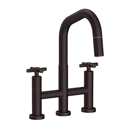 Newport Brass - East Square Kitchen Bridge Pull-Down Faucet