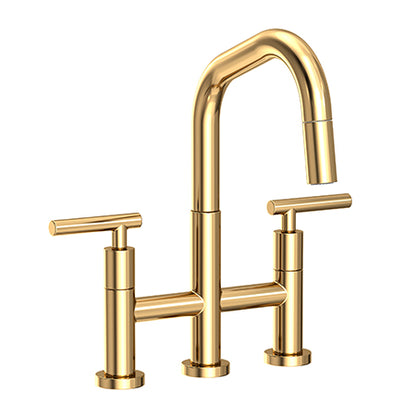 Newport Brass - East Square Kitchen Bridge Pull-Down Faucet
