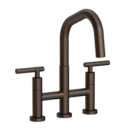 Newport Brass - East Square Kitchen Bridge Pull-Down Faucet