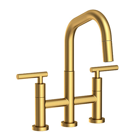 Newport Brass - East Square Kitchen Bridge Pull-Down Faucet