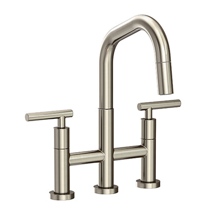 Newport Brass - East Square Kitchen Bridge Pull-Down Faucet