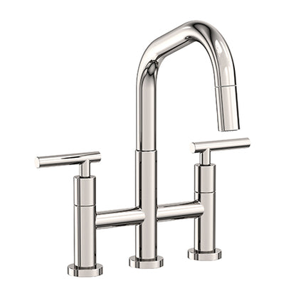 Newport Brass - East Square Kitchen Bridge Pull-Down Faucet