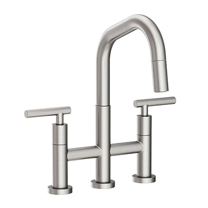 Newport Brass - East Square Kitchen Bridge Pull-Down Faucet