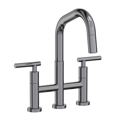 Newport Brass - East Square Kitchen Bridge Pull-Down Faucet