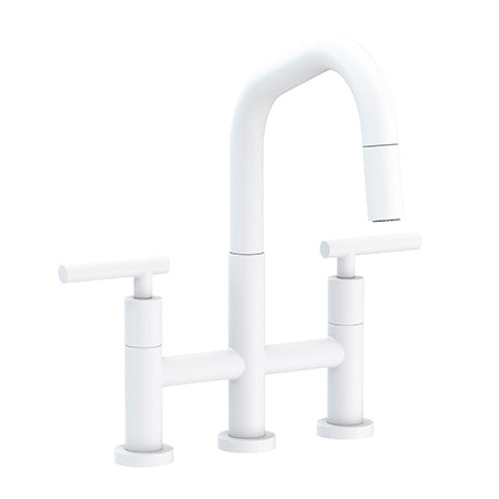 Newport Brass - East Square Kitchen Bridge Pull-Down Faucet