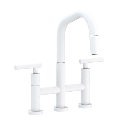Newport Brass - East Square Kitchen Bridge Pull-Down Faucet