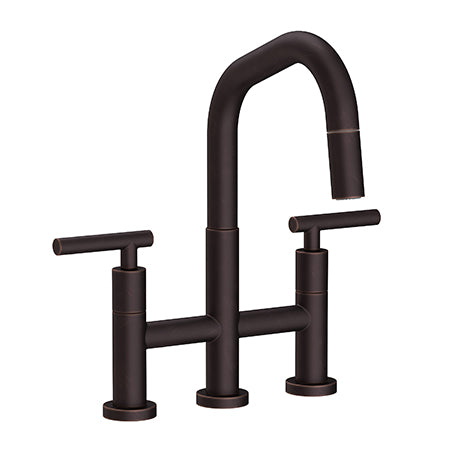 Newport Brass - East Square Kitchen Bridge Pull-Down Faucet