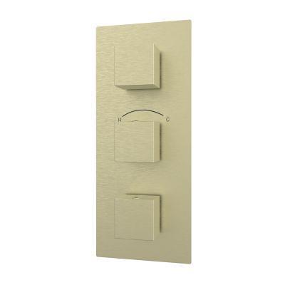 Maidstone - Thermostatic Valve -3F- 3 Square Handles