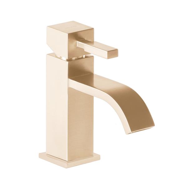 Lacava - Kubista Deck-Mount Single-Hole Faucet Featuring Natural Water Flow With Pop-Up. Ada Compliant