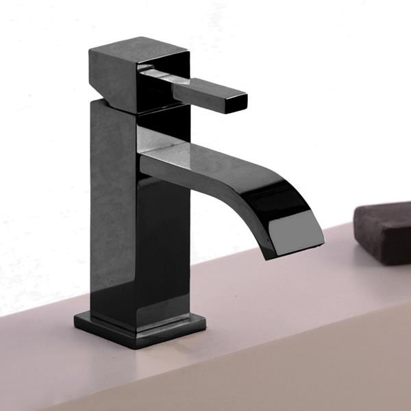Lacava - Kubista Deck-Mount Single-Hole Faucet Featuring Natural Water Flow With Pop-Up. Ada Compliant
