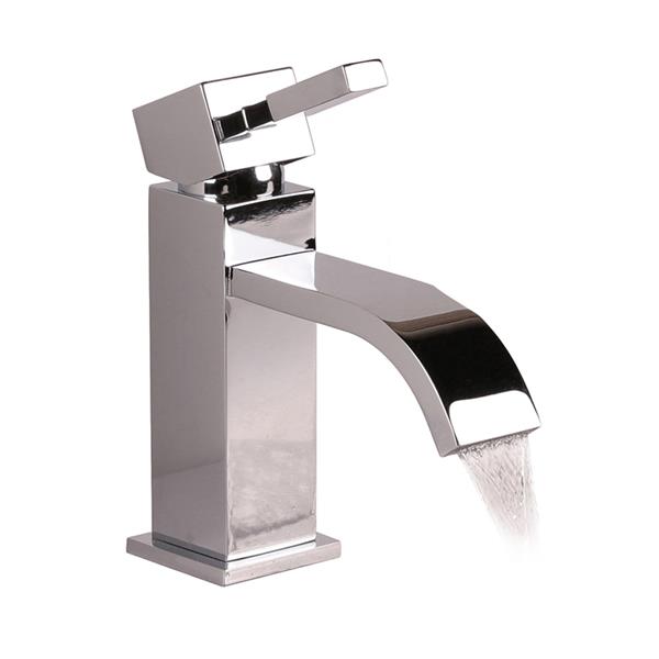Lacava - Kubista Deck-Mount Single-Hole Faucet Featuring Natural Water Flow With Pop-Up. Ada Compliant