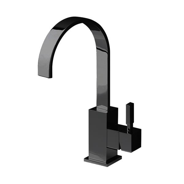 Lacava - Kubista Deck-Mount Single-Hole Faucet With An Arch Spout Featuring Natural Water Flow, One Lever Handle And Pop-Up