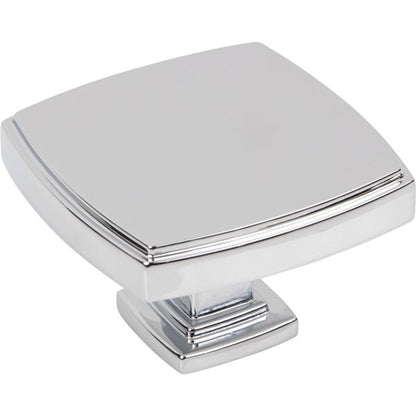 Jeffrey Alexander - 1-3/4 Inch Overall Length Square Renzo Cabinet Knob