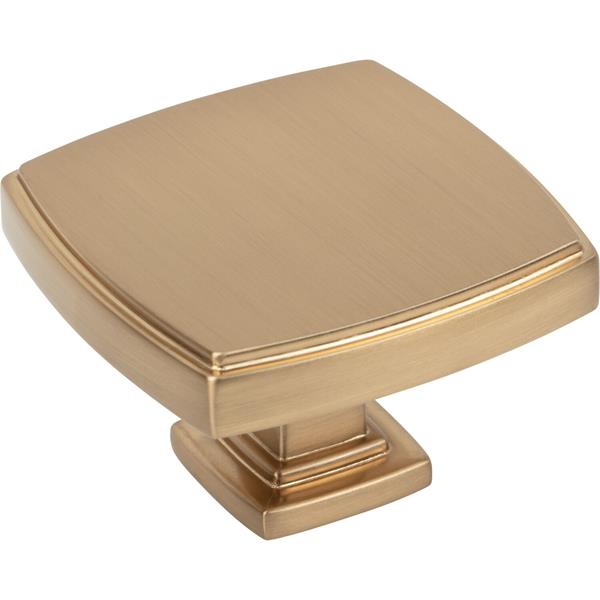 Jeffrey Alexander - 1-3/4 Inch Overall Length Square Renzo Cabinet Knob