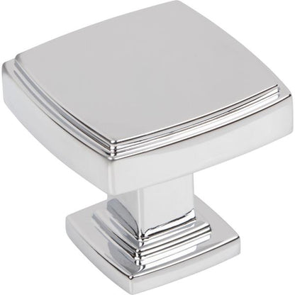 Jeffrey Alexander - 1-1/4 Inch Overall Length Square Renzo Cabinet Knob